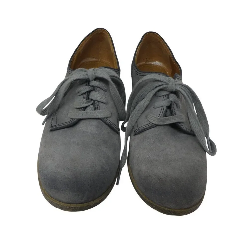 Naya Tiber Gray Leather Lace‎ Up Oxford Shoes Womens 7.5